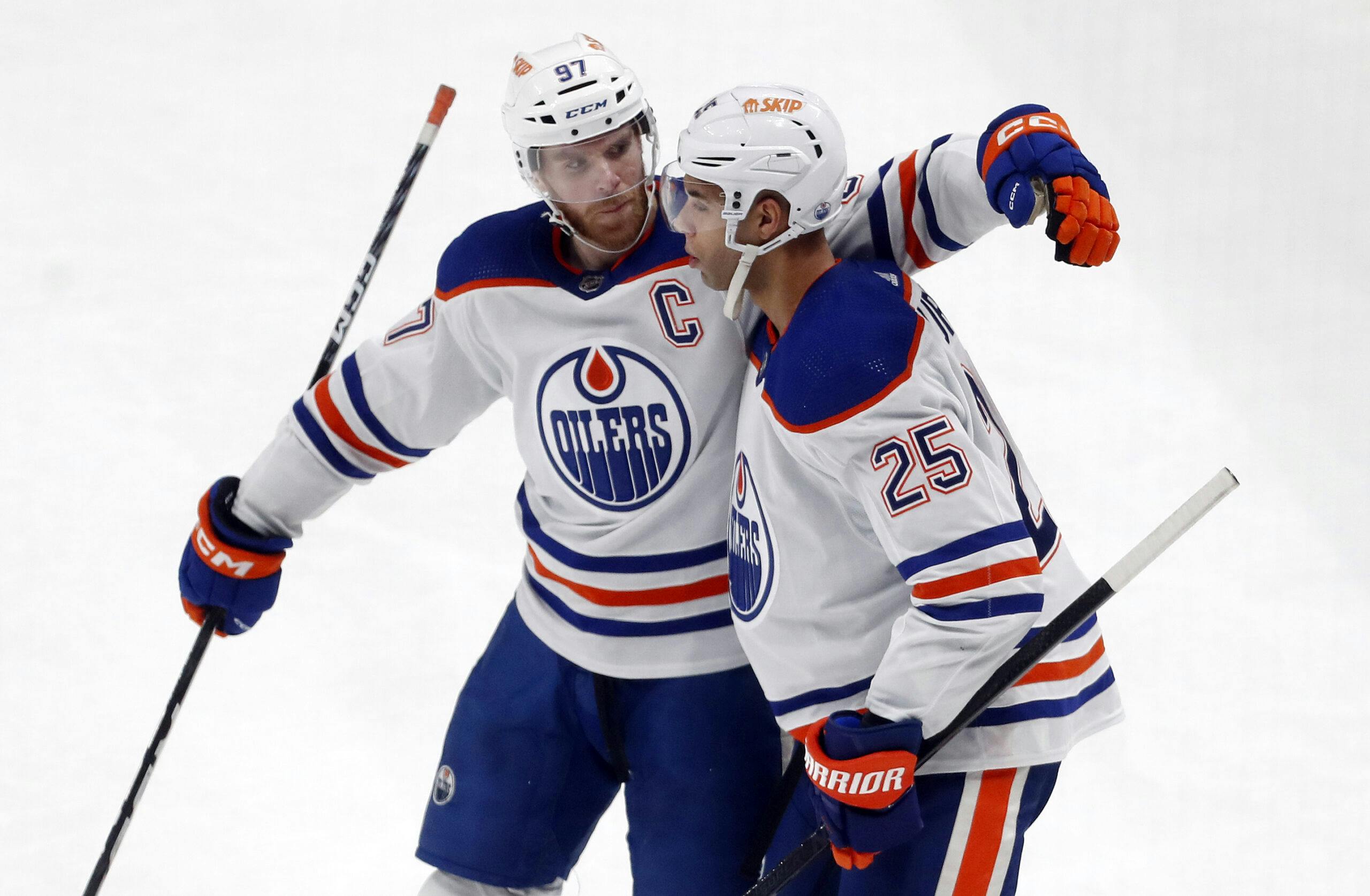 Edmonton Oilers Connor McDavid Darnell Nurse