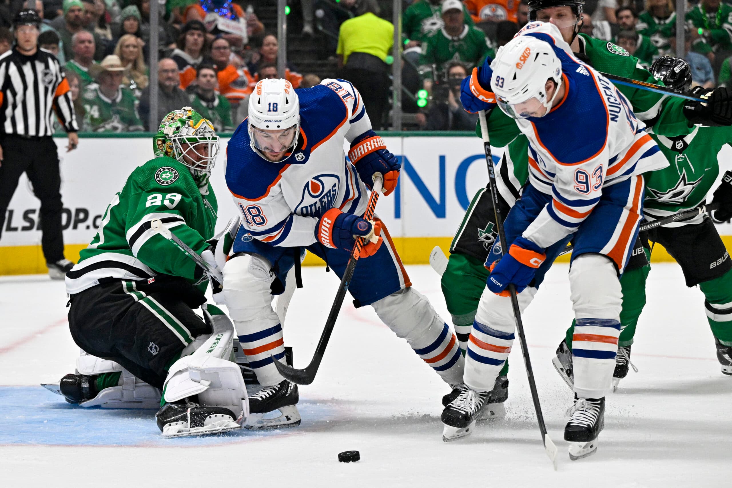 Edmonton Oilers Dallas Stars Zach Hyman Ryan Nugent-Hopkins