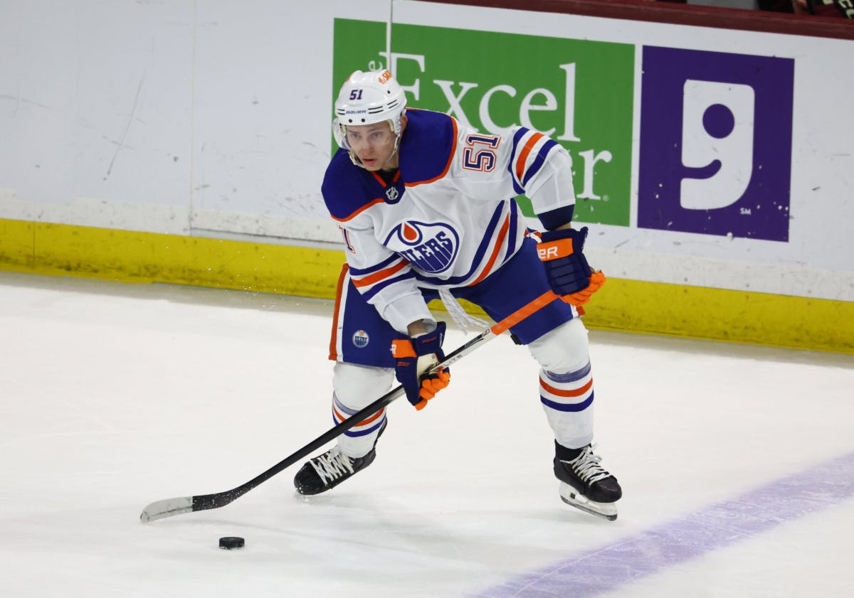 Edmonton Oilers defenseman Troy Stecher