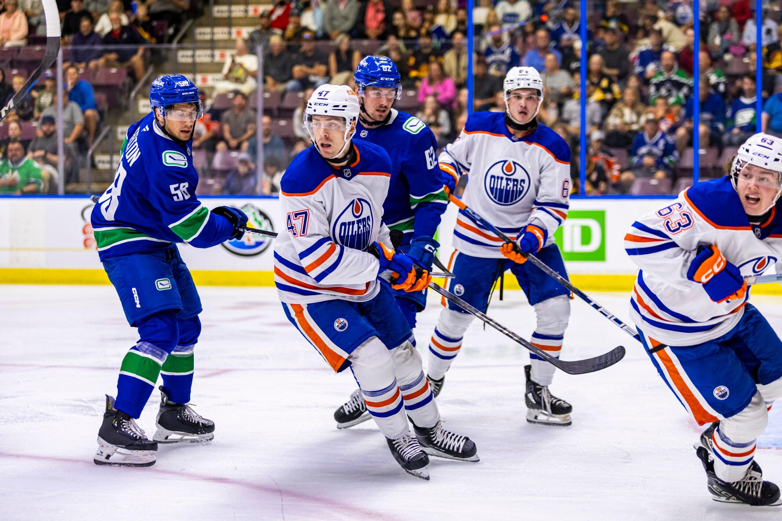 Young Stars Tournament Edmonton Oilers Vancouver Canucks