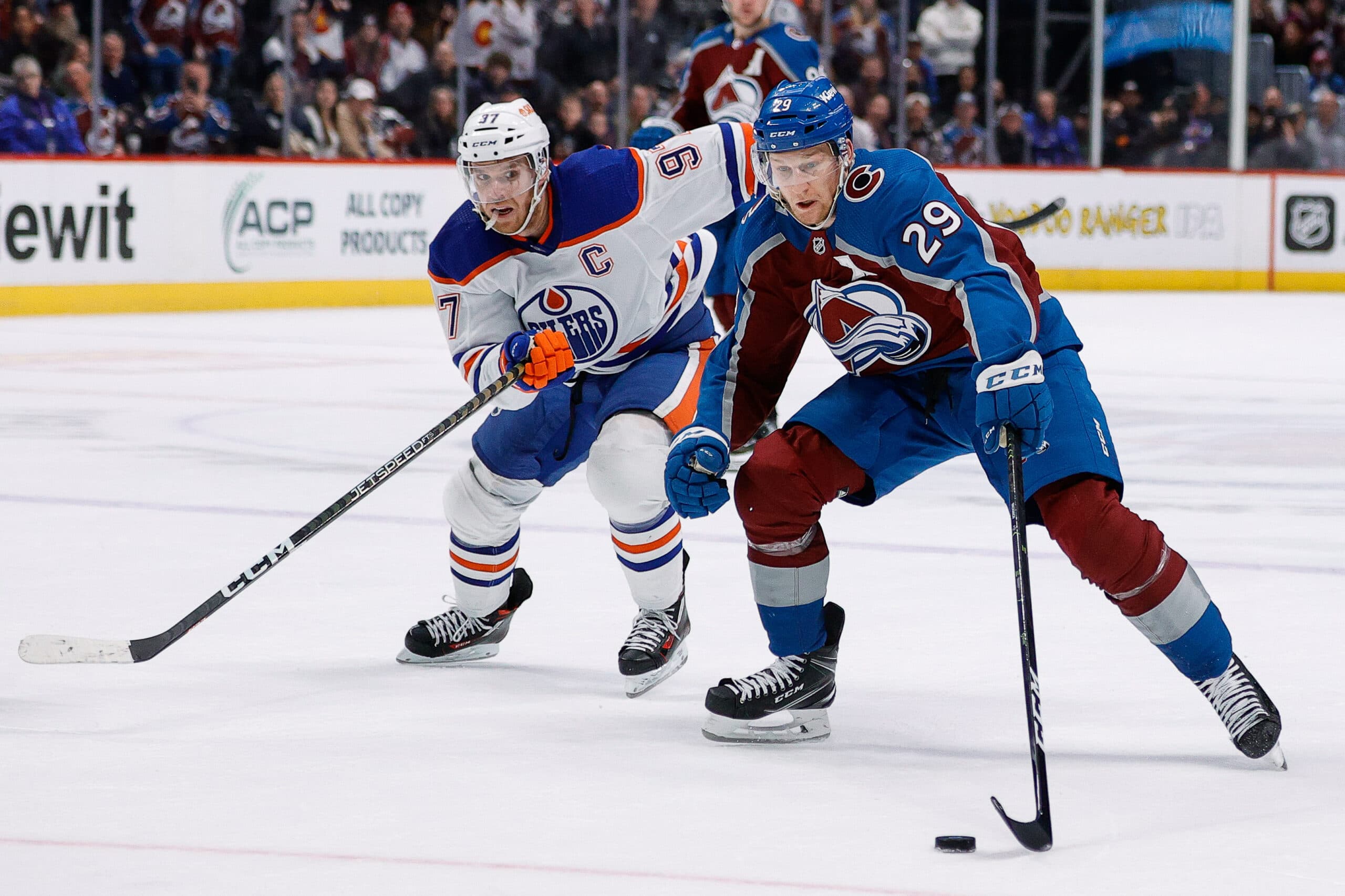 Edmonton Oilers Colorado Avalanche Connor McDavid Nathan MacKinnon