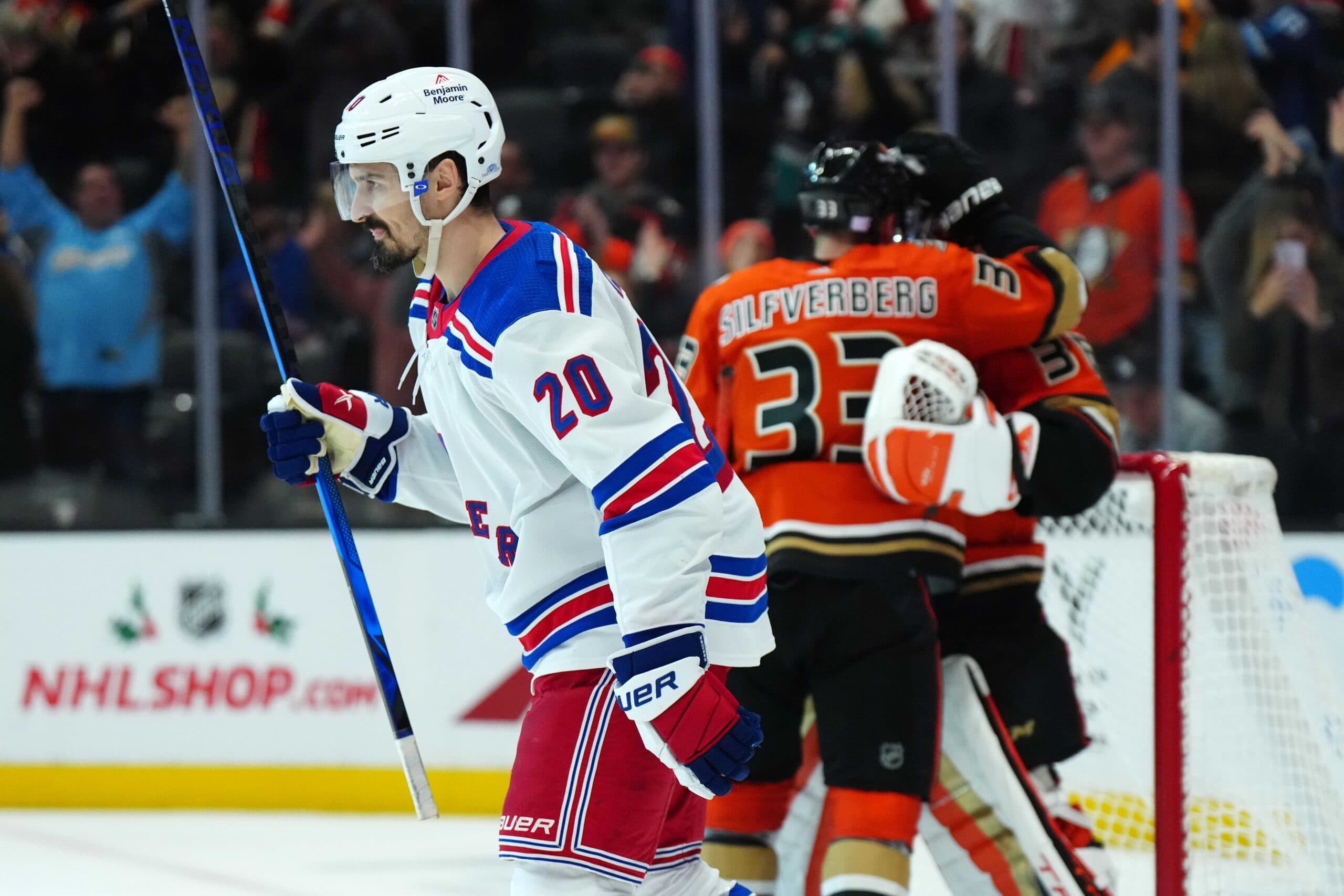 New York Rangers Anaheim Ducks Chris Kreider